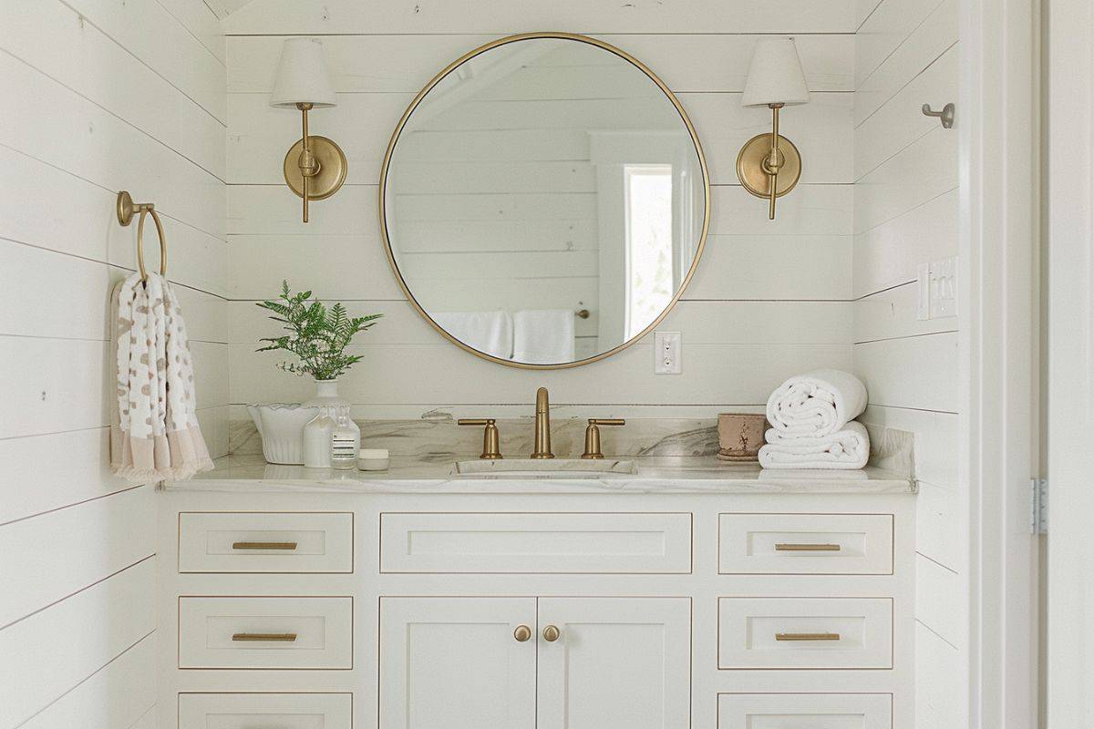 22 Stunning Modern Farmhouse Bathrooms to Inspire Your Refresh ...