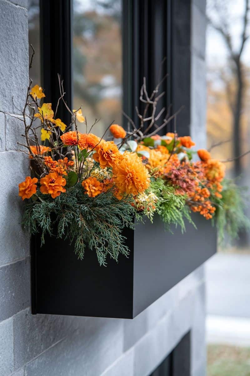 Pinterest-Worthy Fall Window Boxes in 3 Easy Steps - Restore Decor & More