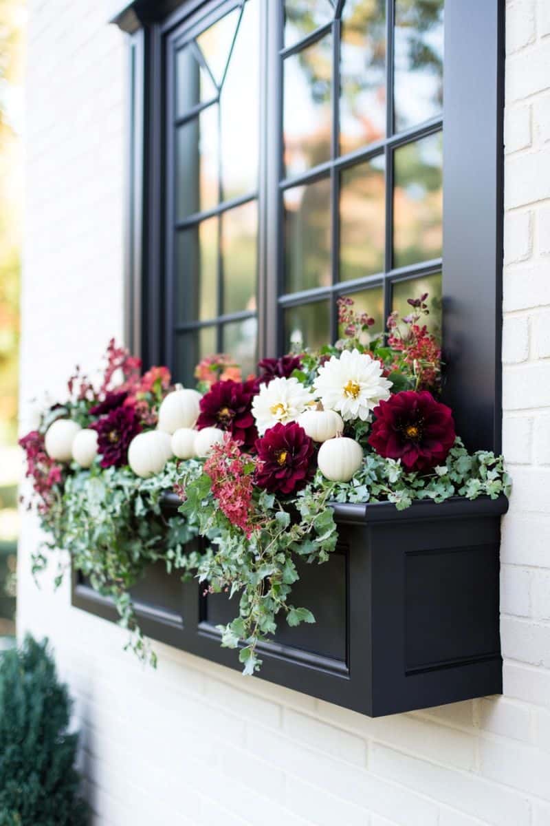 Pinterest-Worthy Fall Window Boxes in 3 Easy Steps - Restore Decor & More