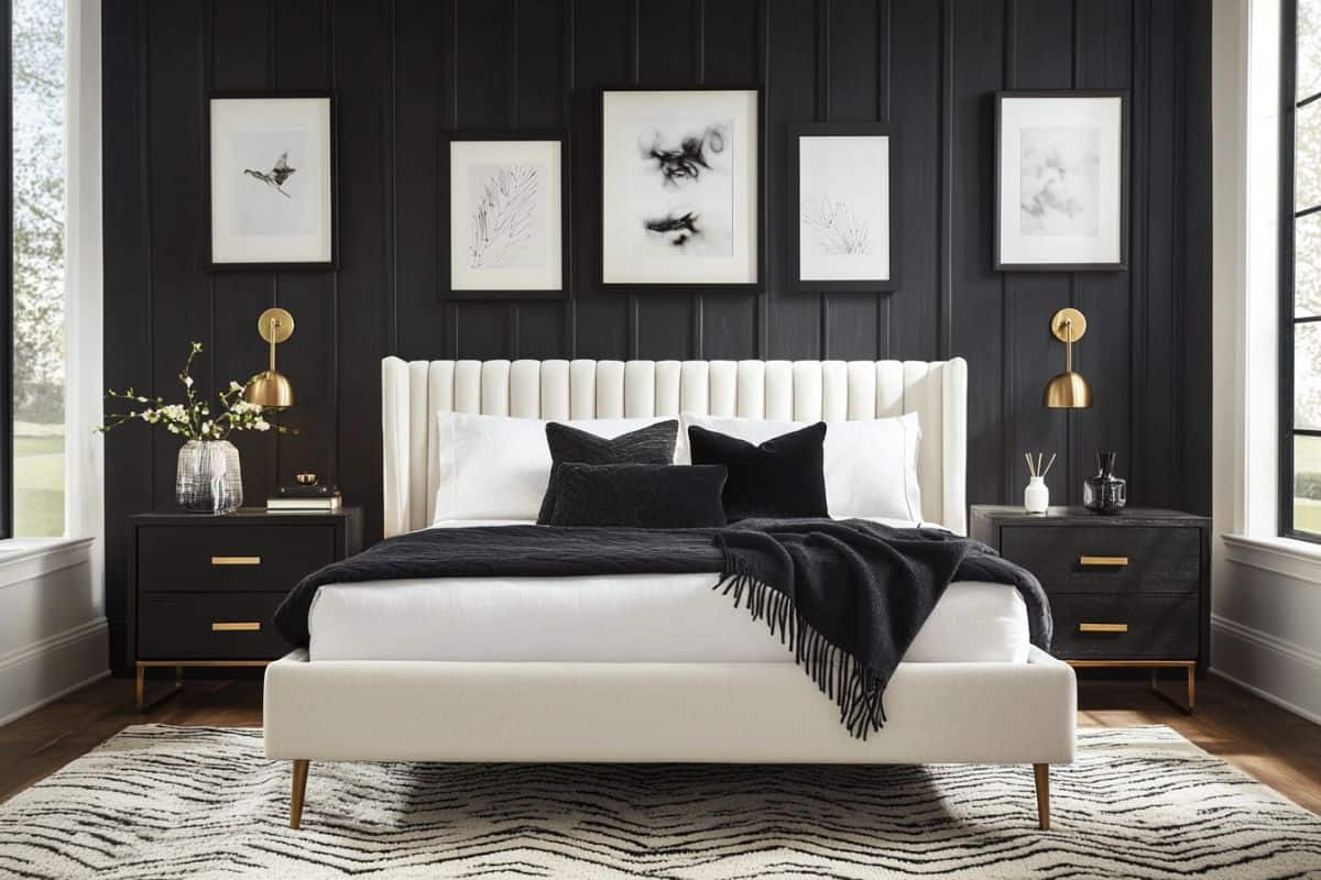 25+ Cozy Black & White Bedroom Ideas You’ll Love - Restore Decor & More - Cozy Black And White Bedrooms