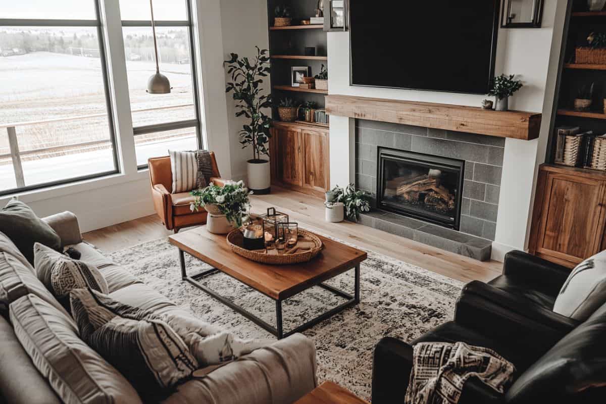 25+ Stunning Fireplace TV Wall Ideas! - Restore Decor & More