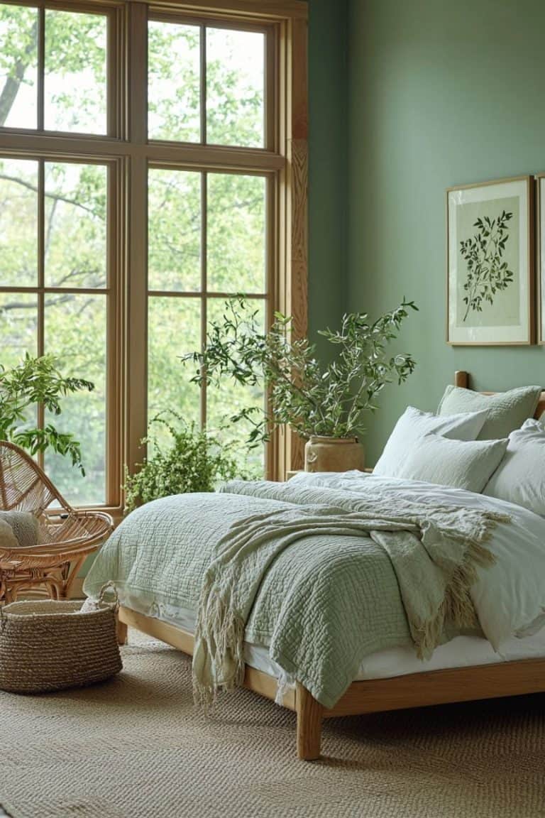30+ Sage Green Bedrooms That Bring Ultimate Relaxation - Restore Decor ...