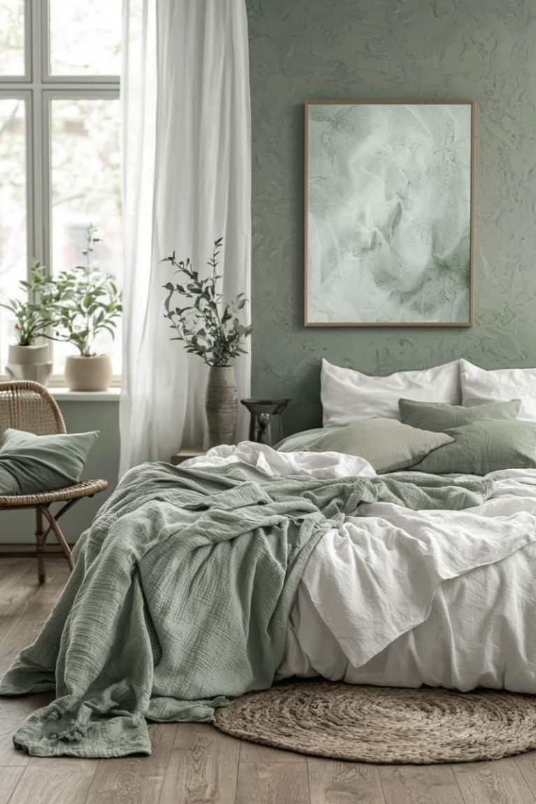 30+ Sage Green Bedrooms That Bring Ultimate Relaxation - Restore Decor ...