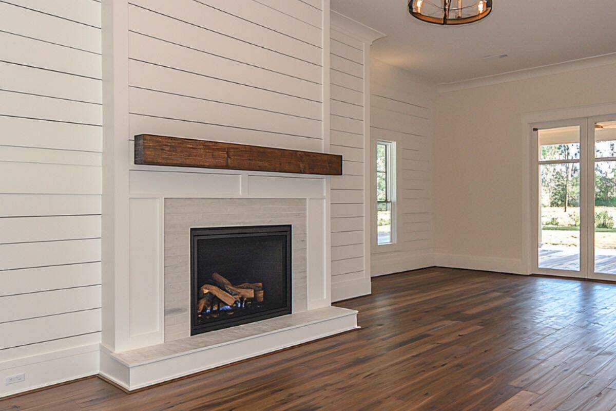 Shiplap Fireplace Wall: How To Do It Cheap & Easy - Restore Decor & More
