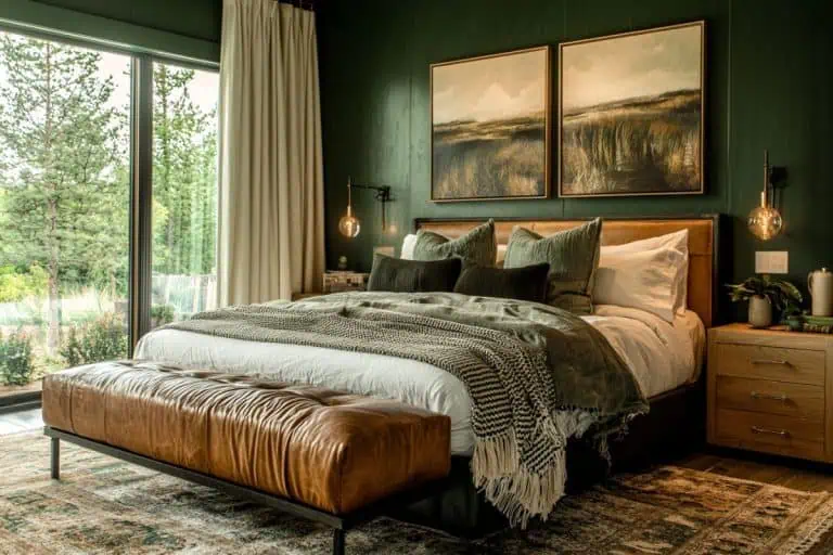 25+ Dark Green Bedrooms That Are Cozy and Chic Restore Decor & More