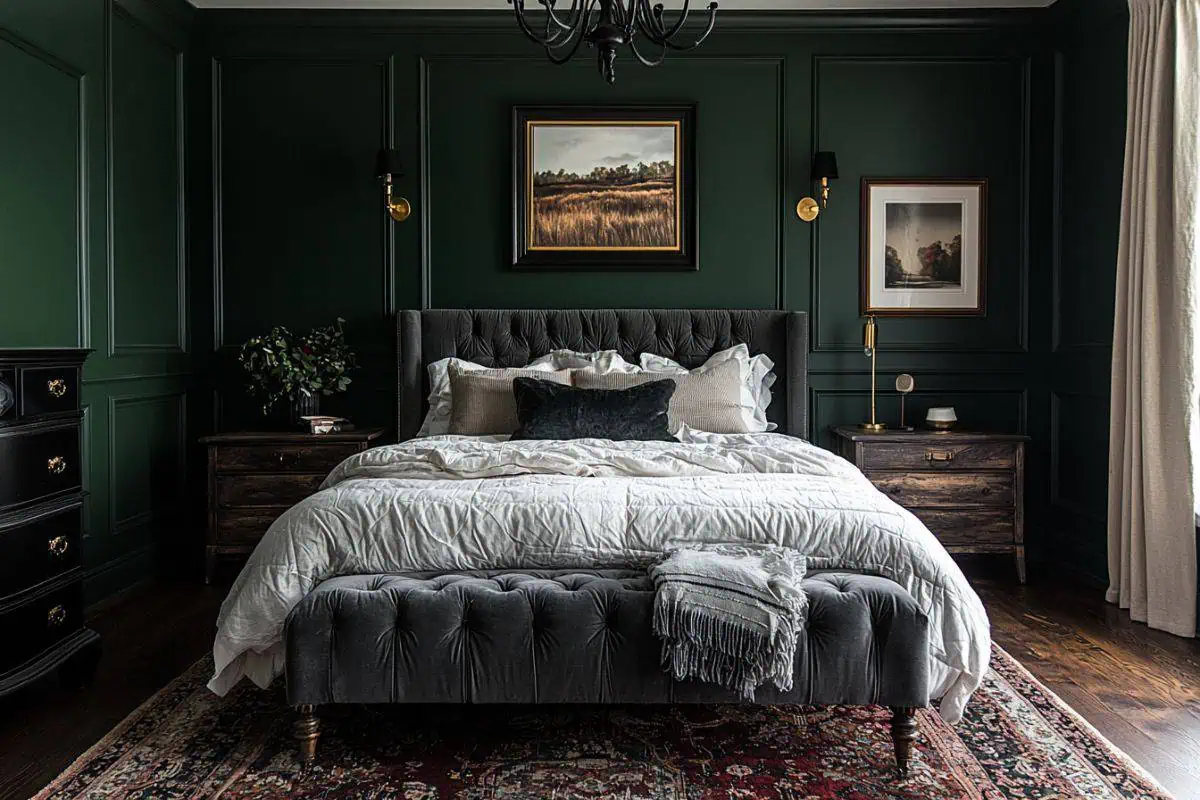 25+ Dark Green Bedrooms That Are Cozy and Chic Restore Decor & More
