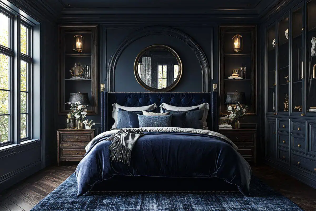 15 Stunning Navy Blue Bedroom Ideas You'll Want to Copy - Restore Decor ...