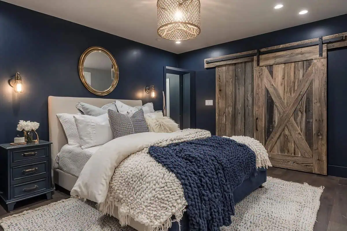 15 Stunning Navy Blue Bedroom Ideas You'll Want to Copy - Restore Decor ...