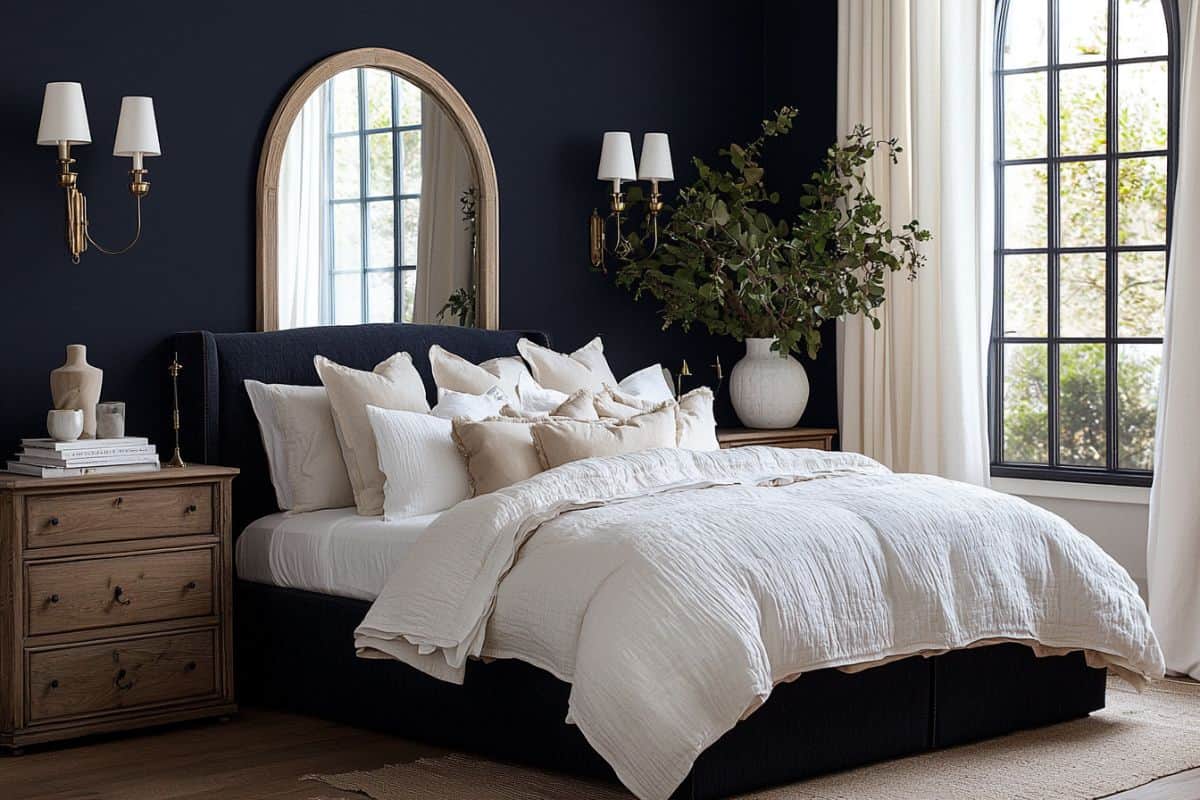 15 Stunning Navy Blue Bedroom Ideas You'll Want to Copy - Restore Decor & More