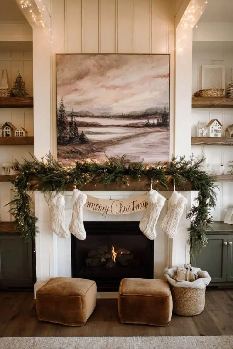50 Jaw-Dropping Christmas Mantle Ideas You’ll Want to Copy Immediately 🎄