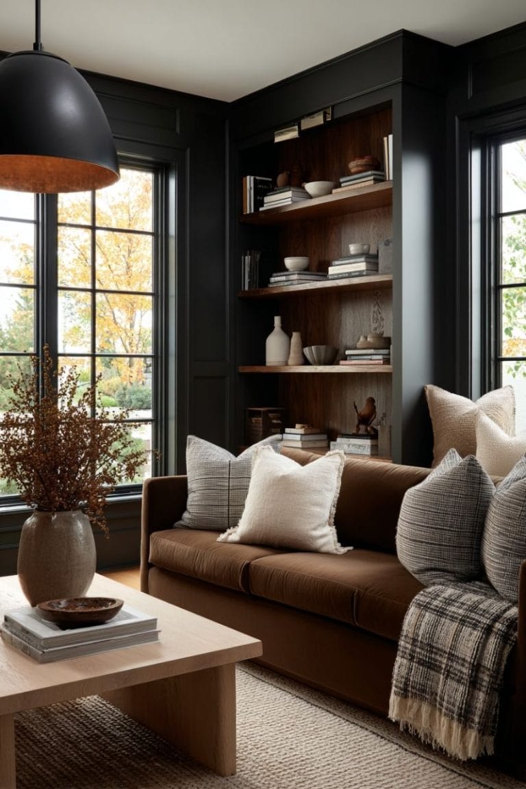 20 Stunning Black & Brown Living Rooms That Will Make You Rethink ...