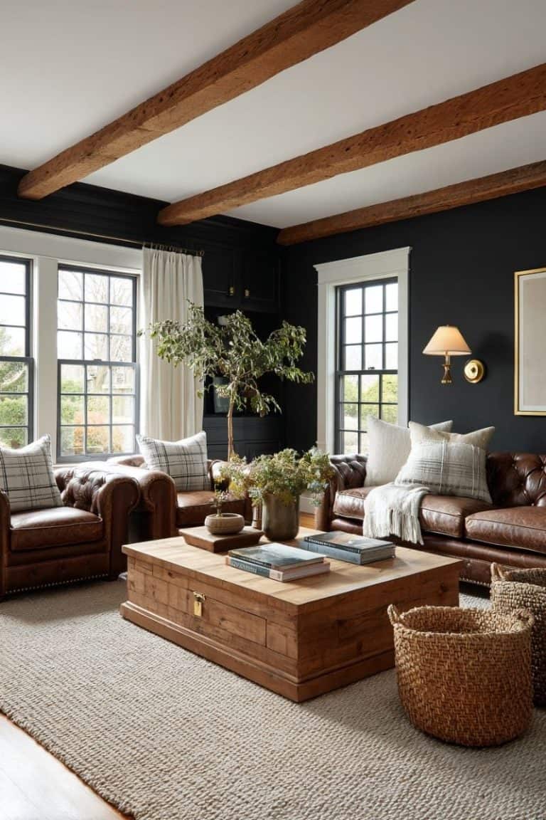 20 Stunning Black & Brown Living Rooms That Will Make You Rethink ...