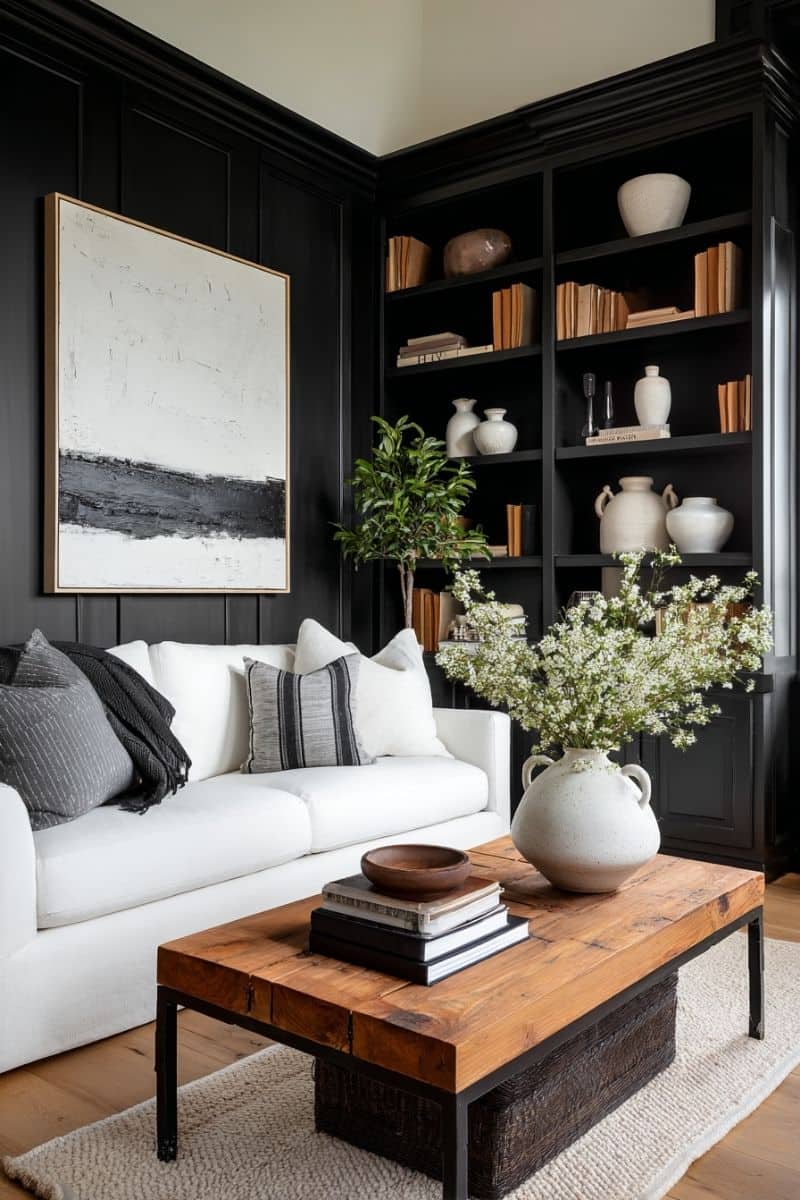 30 Stunning Black & White Living Room Designs - Restore Decor & More