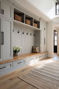 30 Stunning Hall Tree Entryways That Combine Style & Function - Restore ...