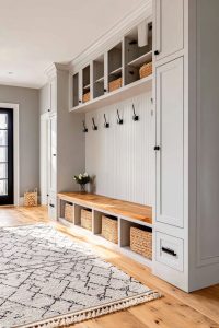 30 Stunning Hall Tree Entryways That Combine Style & Function - Restore ...