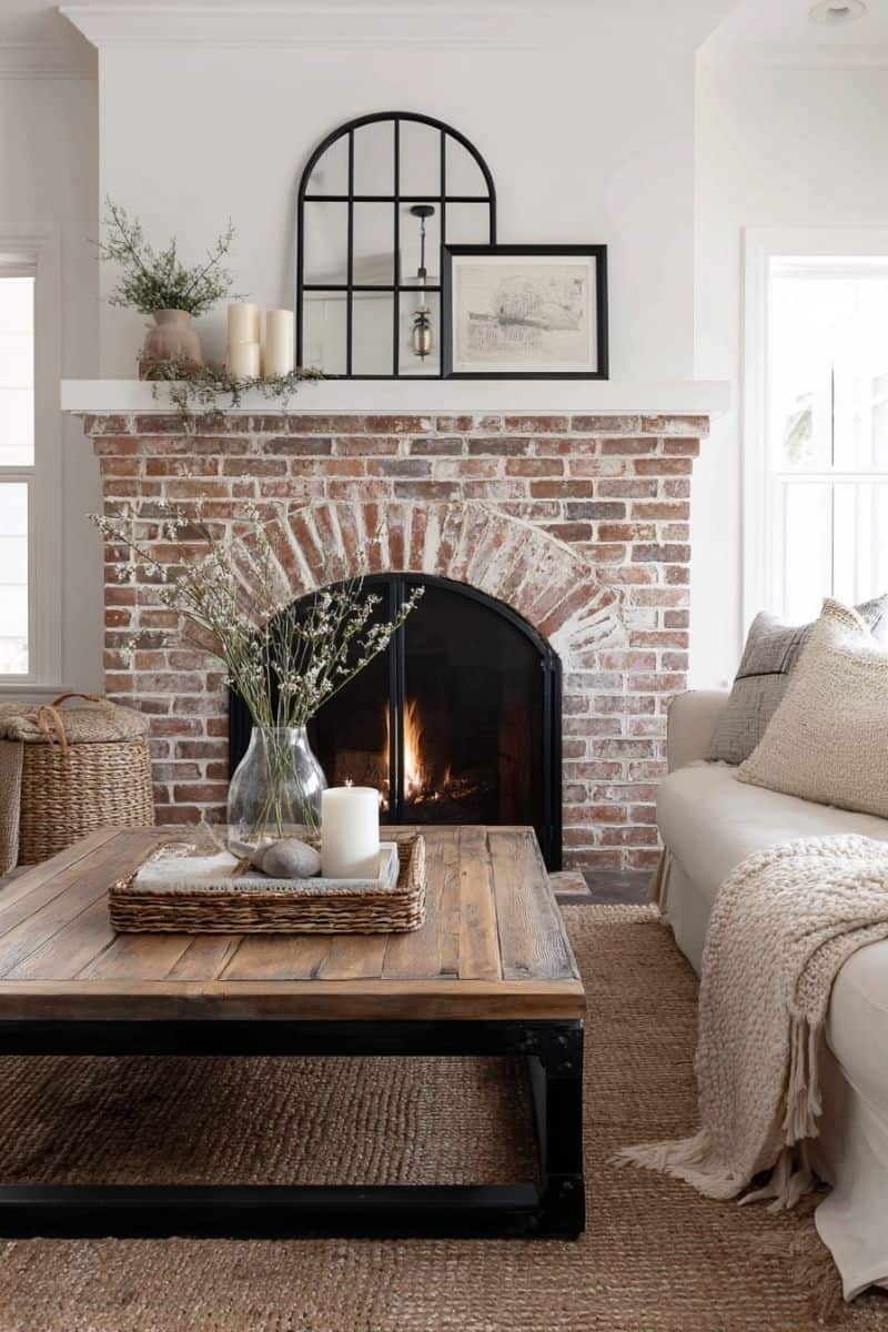 30 Stunning Red Brick Fireplaces That Prove This Classic Look Never ...