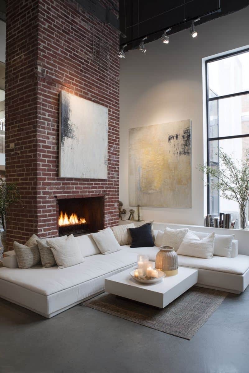 30 Stunning Red Brick Fireplaces That Prove This Classic Look Never ...