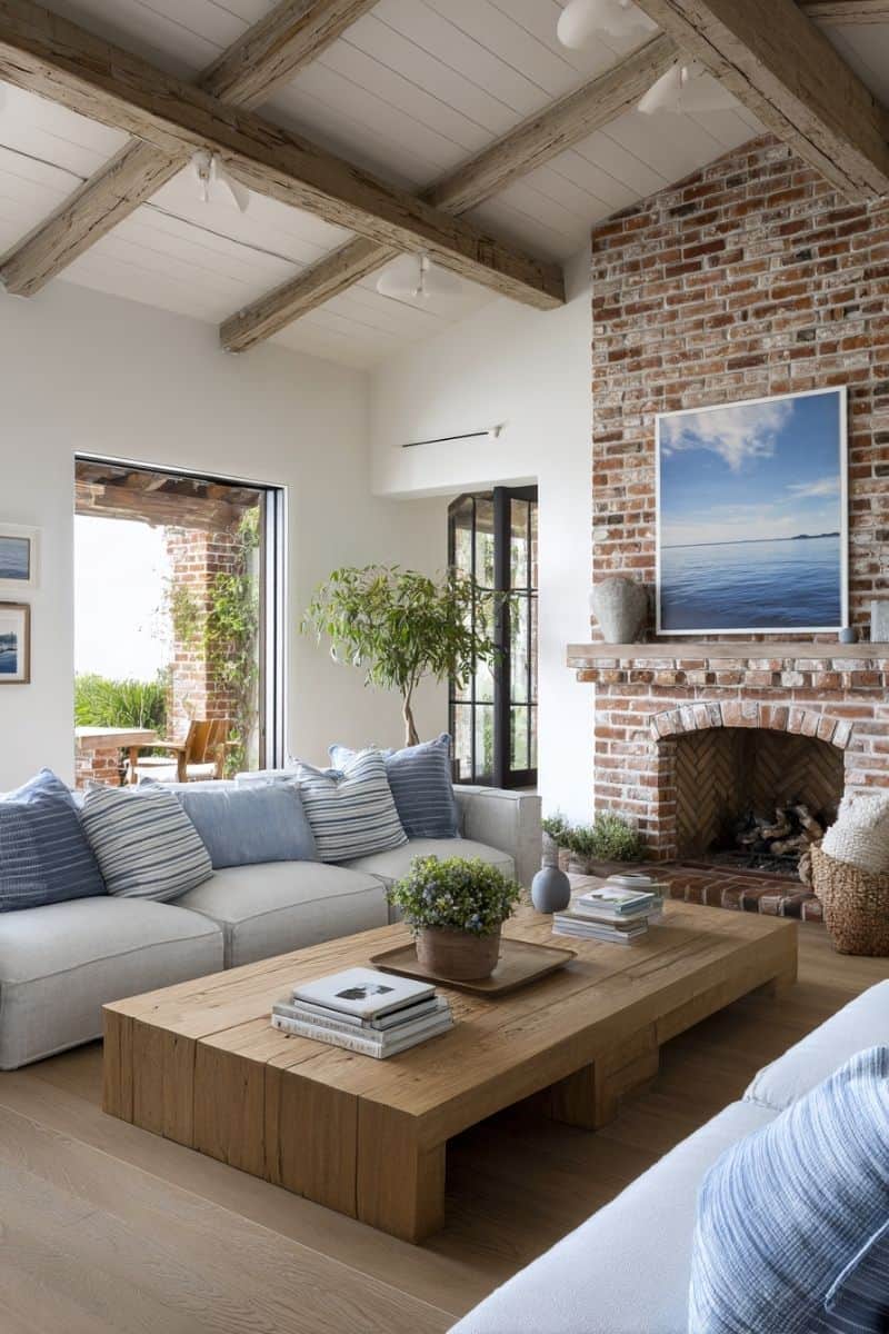 30 Stunning Red Brick Fireplaces That Prove This Classic Look Never ...
