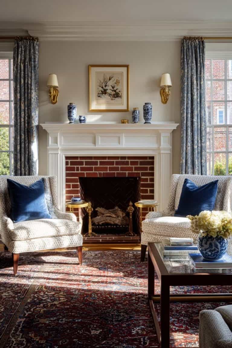 30 Stunning Red Brick Fireplaces That Prove This Classic Look Never ...