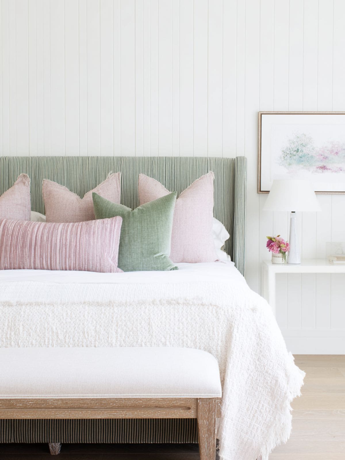 Why Pink And Green Bedrooms Just Work (And How To Style One) - Restore
