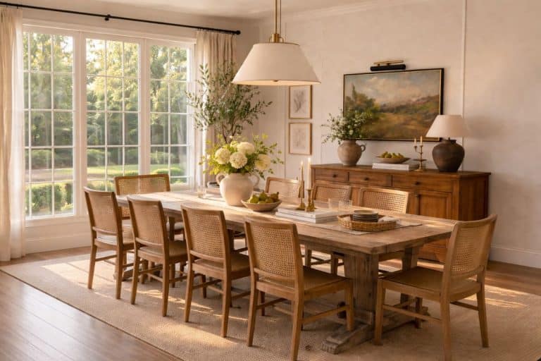 How to Create a Nancy Meyers Dining Room (Cozy + Timeless)