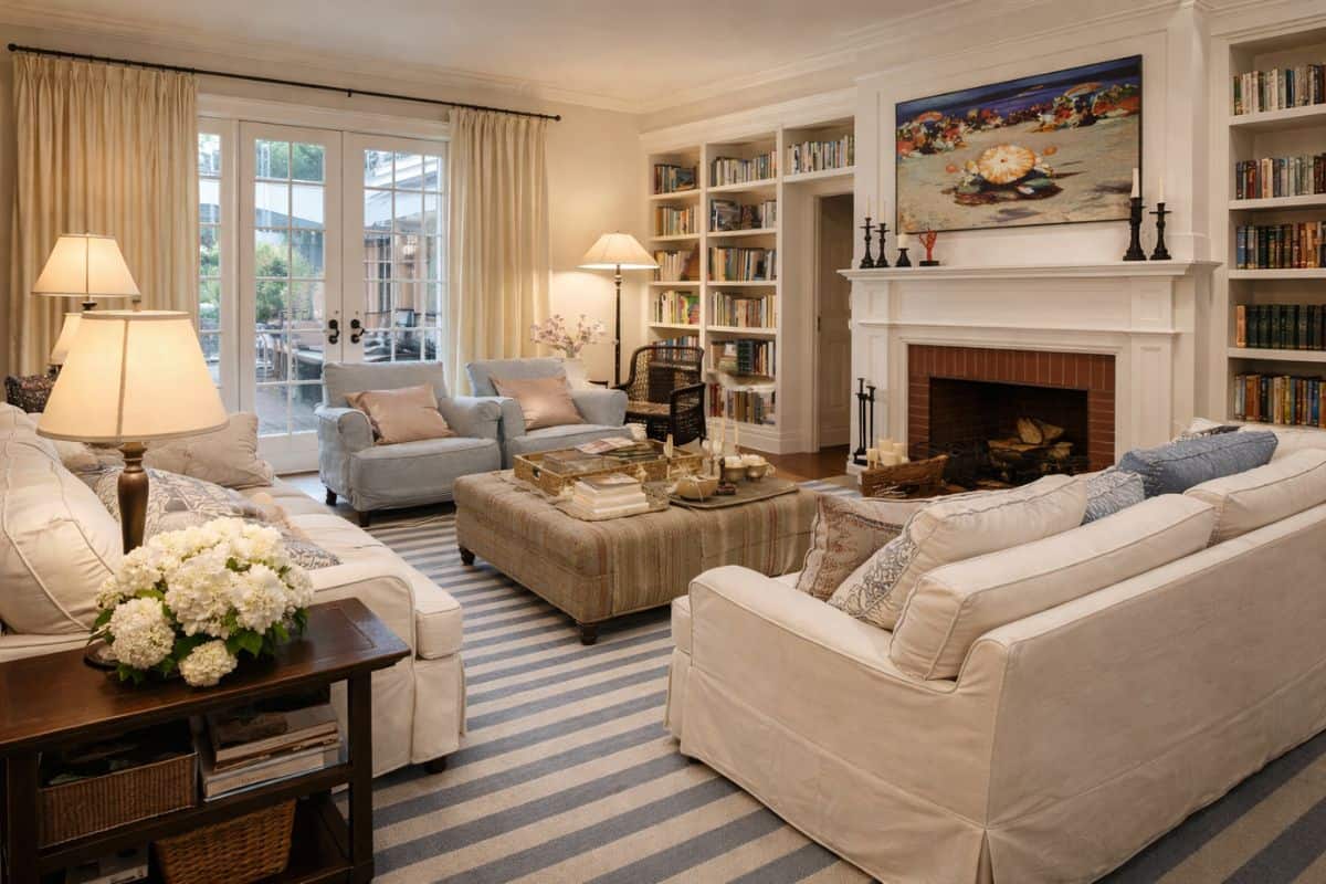 The Effortless Elegance of a Nancy Meyers Living Room - Restore Decor ...