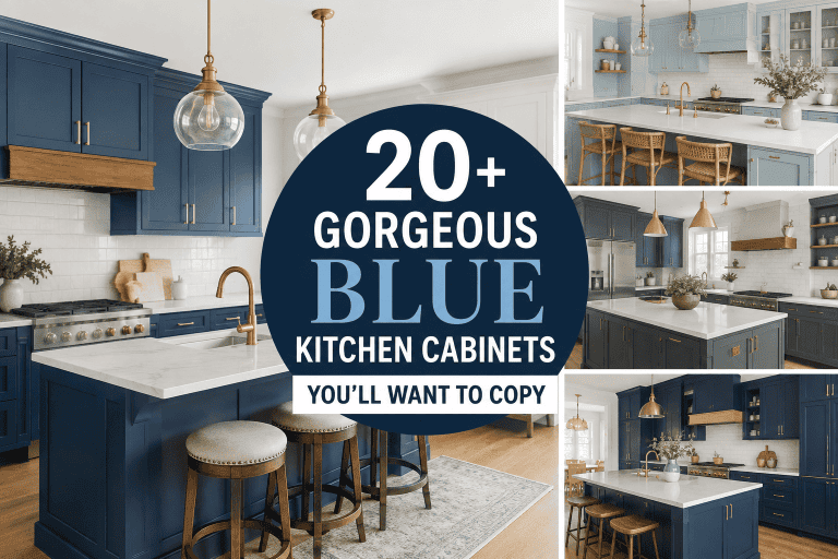20+ Gorgeous Blue Kitchen Cabinets You’ll Want to Copy