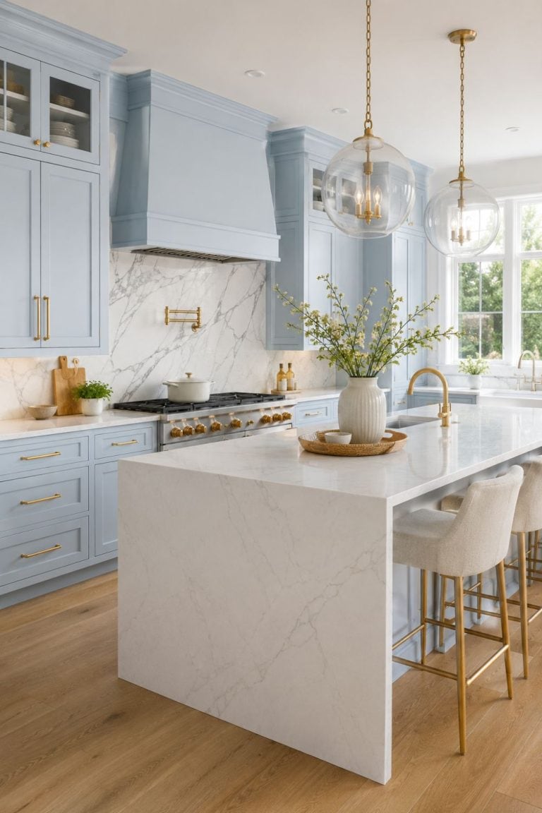 20 Light Blue Kitchen Cabinet Ideas That Feel Fresh, Cozy, and Timeless