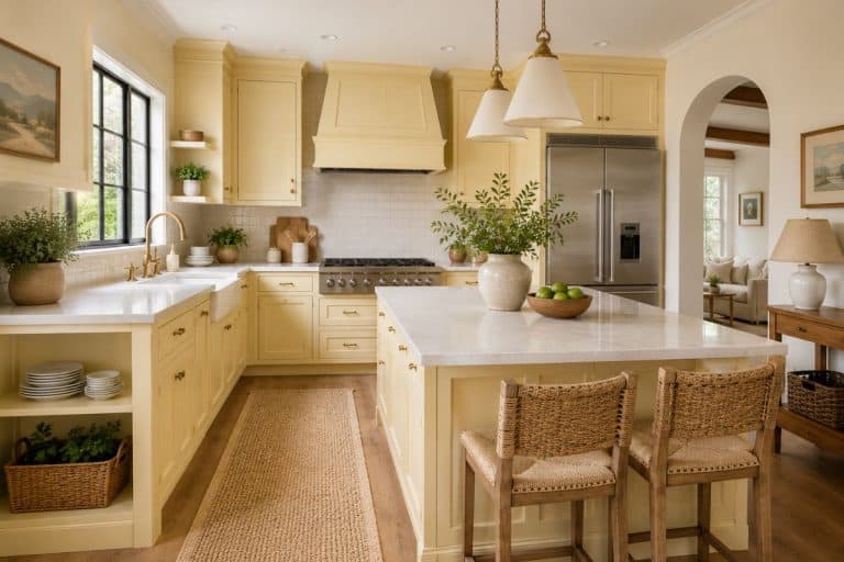 Yellow Kitchen Cabinets Are the Warm Neutral Designers Love Right Now